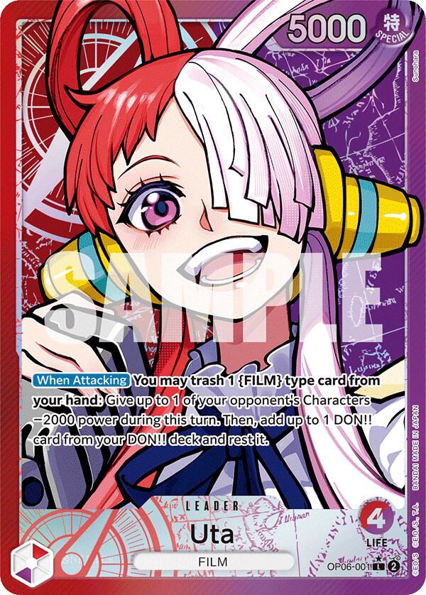 Uta OP06-001 (Wings of the Captain)  - Alternate Art Foil | Good Games Morley