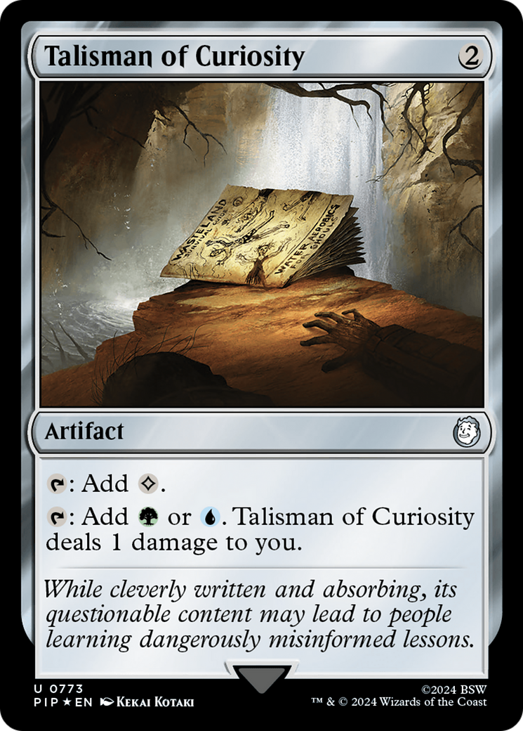 Talisman of Curiosity (Surge Foil) [Fallout] | Good Games Morley