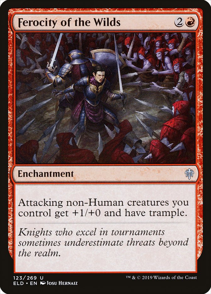 Ferocity of the Wilds 123/269 (Throne of Eldraine)  - Foil | Good Games Morley