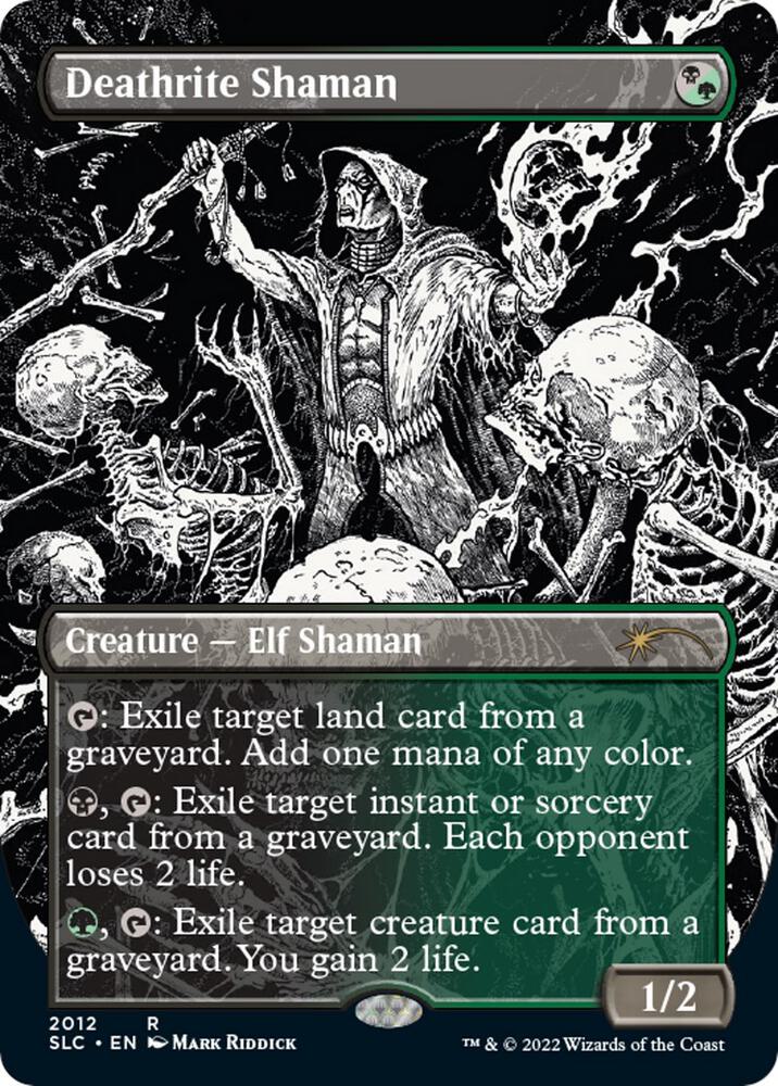Deathrite Shaman 2012/84 (Secret Lair: 30th Anniversary Countdown Kit)  - Borderless | Good Games Morley