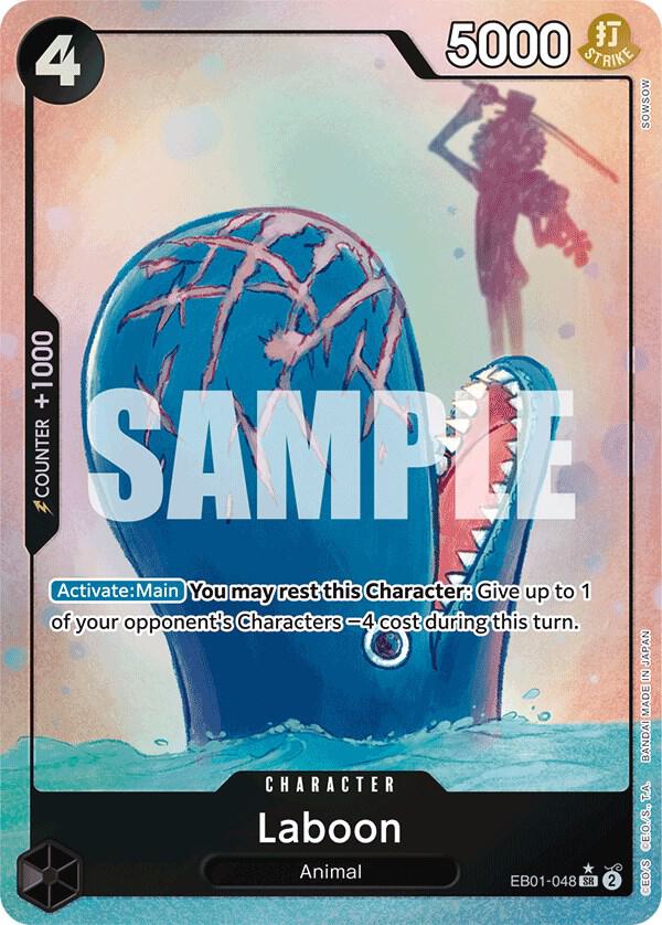 Laboon EB01-048 (Extra Booster: Memorial Collection)  - Alternate Art Foil | Good Games Morley