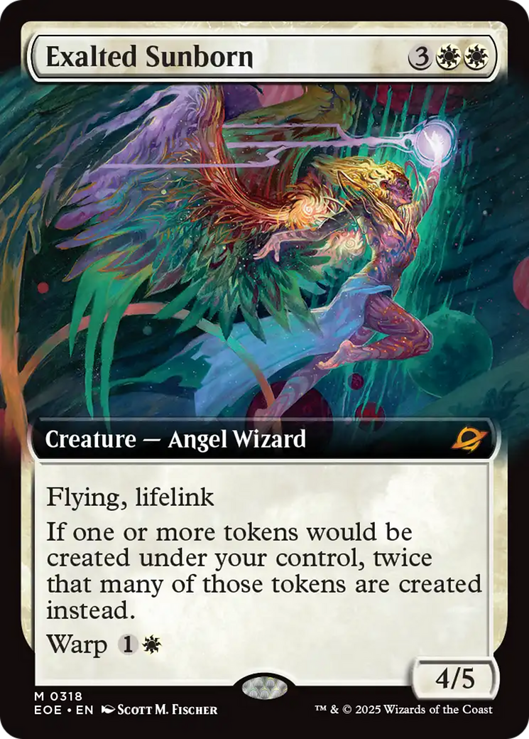 Exalted Sunborn (Extended Art) [Edge of Eternities] | Good Games Morley
