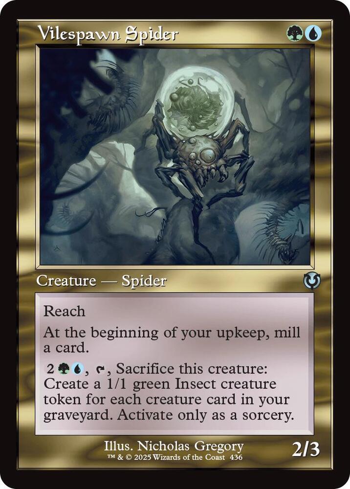 Vilespawn Spider 436/287 (Innistrad Remastered)  - Retro | Good Games Morley