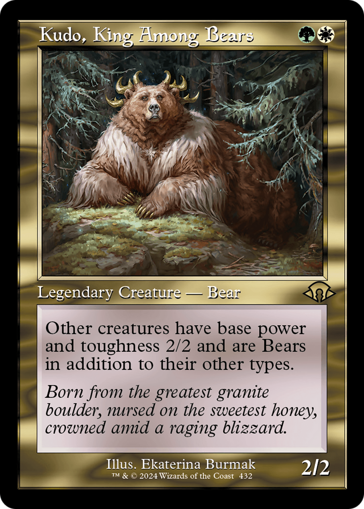 Kudo, King Among Bears (Retro) [Modern Horizons 3] | Good Games Morley