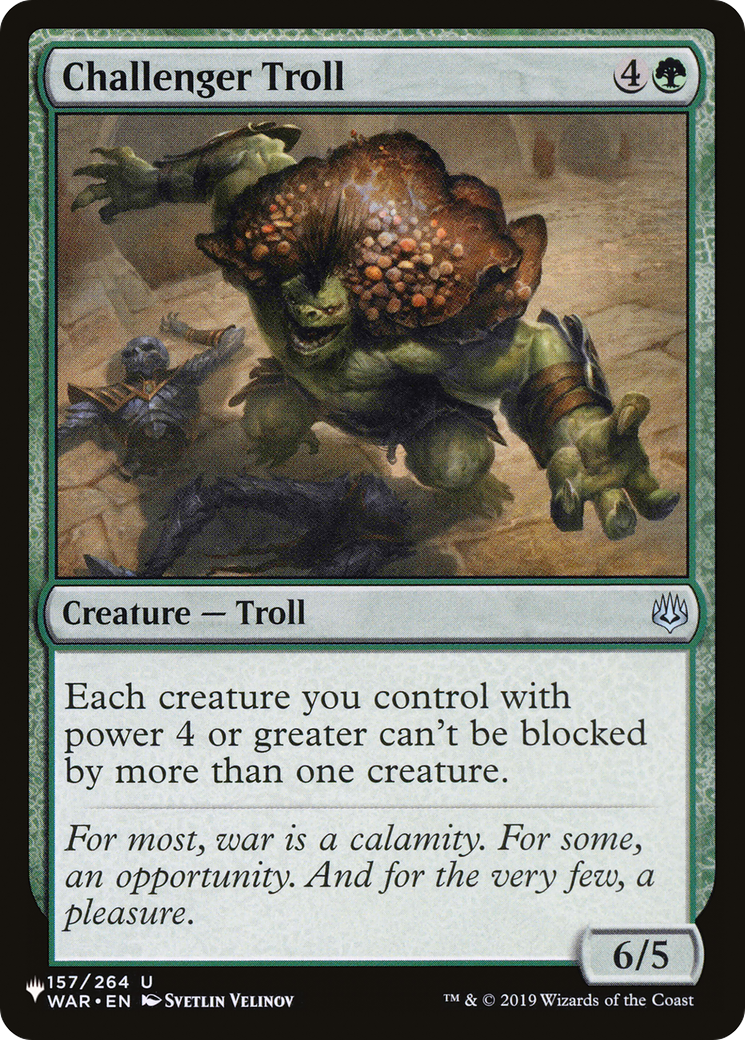 Challenger Troll [The List] | Good Games Morley