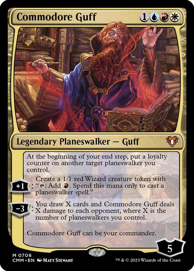 Commodore Guff 706 (Commander Masters)  - Foil | Good Games Morley