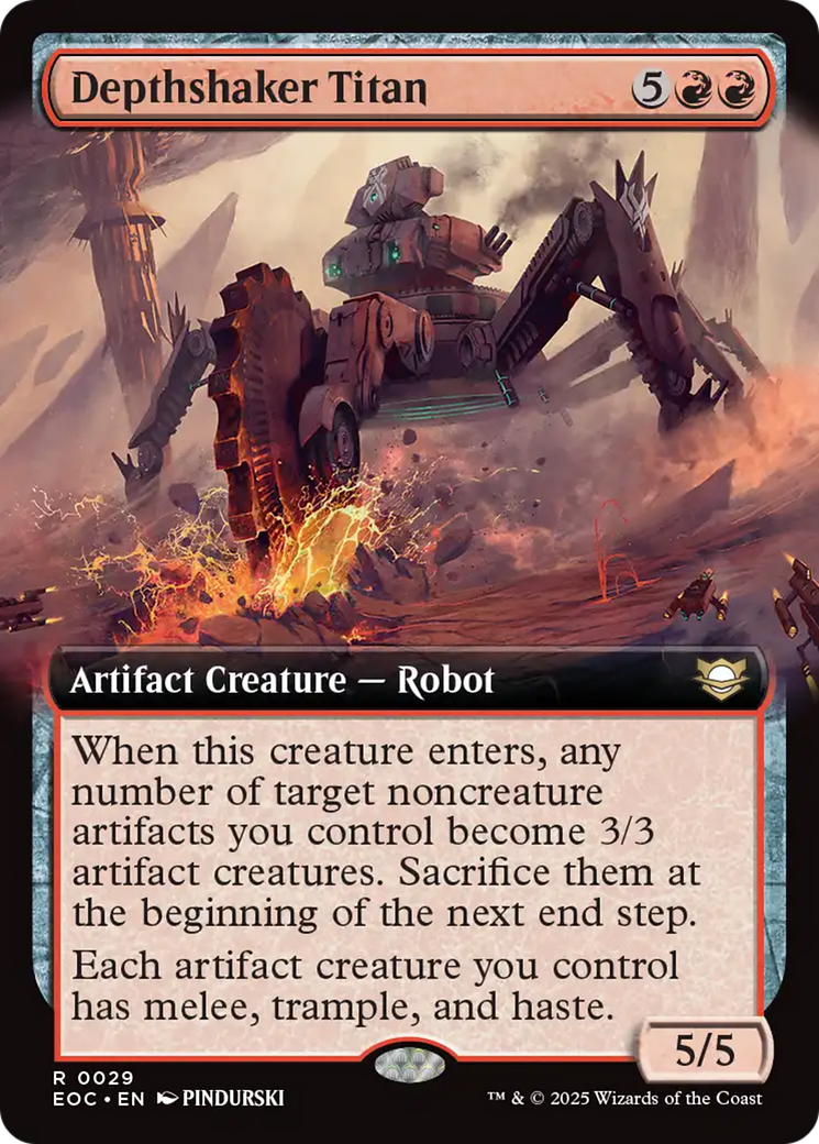 Depthshaker Titan (Extended Art) [Edge of Eternities Commander] | Good Games Morley