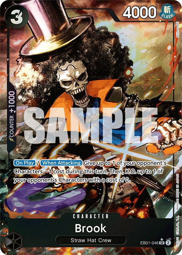 Brook EB01-046 (Extra Booster: Memorial Collection)  - Alternate Art Foil | Good Games Morley