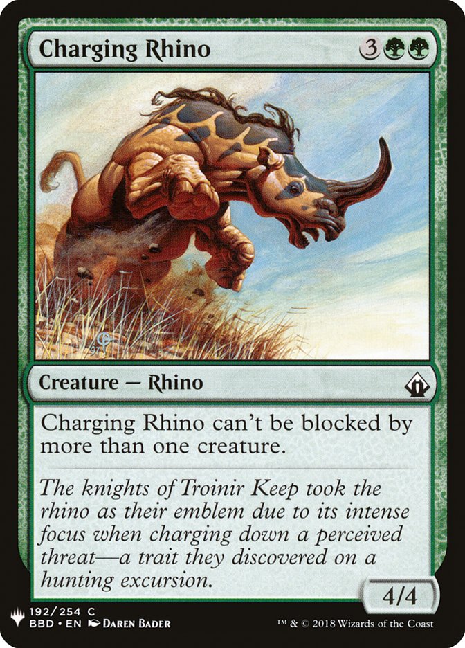 Charging Rhino [Mystery Booster] | Good Games Morley