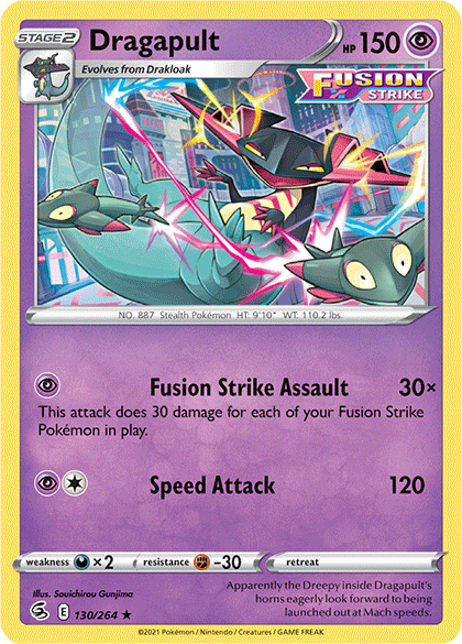 Dragapult (130/264) [Sword & Shield: Fusion Strike] | Good Games Morley