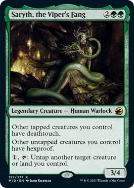 Saryth the Vipers Fang 197/277 (Innistrad: Midnight Hunt)  | Good Games Morley