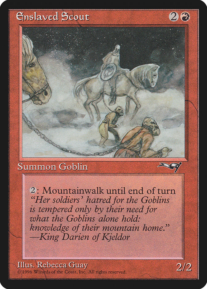 Enslaved Scout (Horse Art) [Alliances] | Good Games Morley