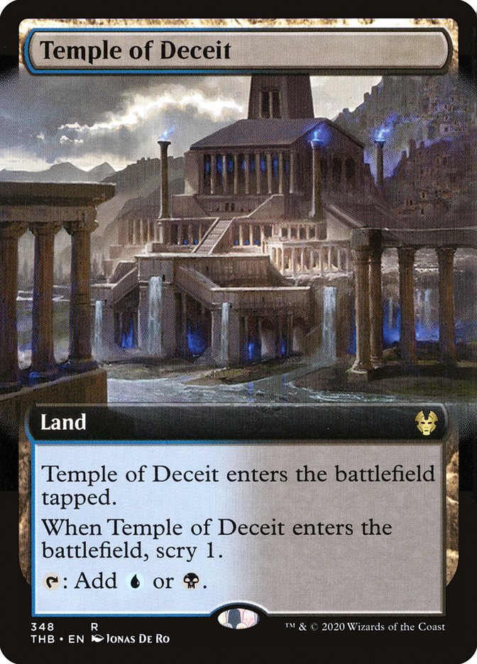 Temple of Deceit (Extended Art) [Theros Beyond Death] | Good Games Morley
