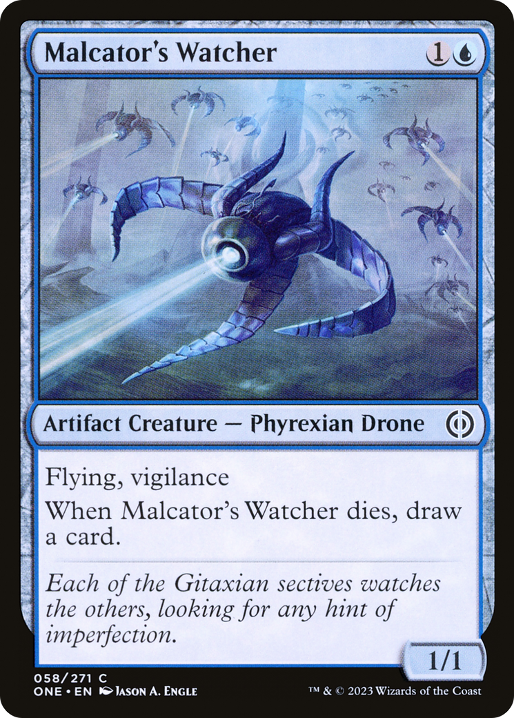 Malcator's Watcher [Phyrexia: All Will Be One] | Good Games Morley
