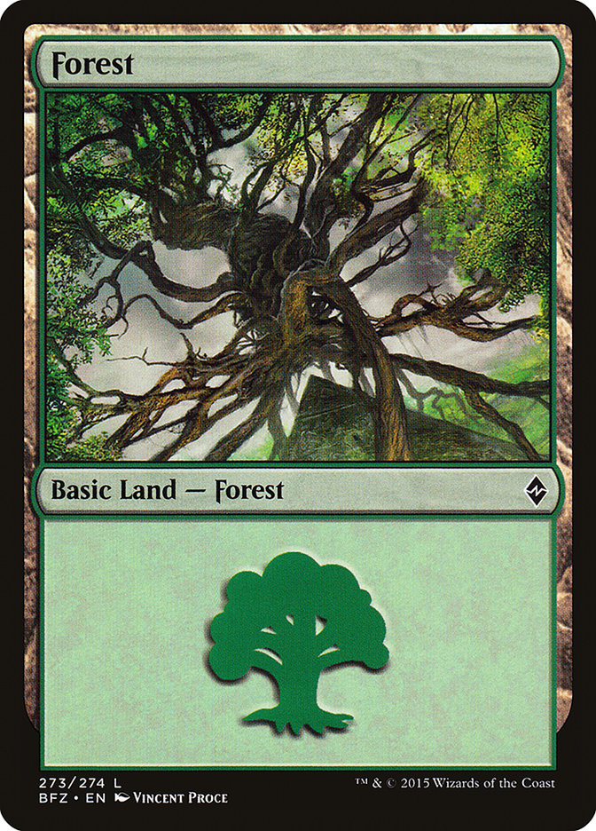 Forest (273) [Battle for Zendikar] | Good Games Morley