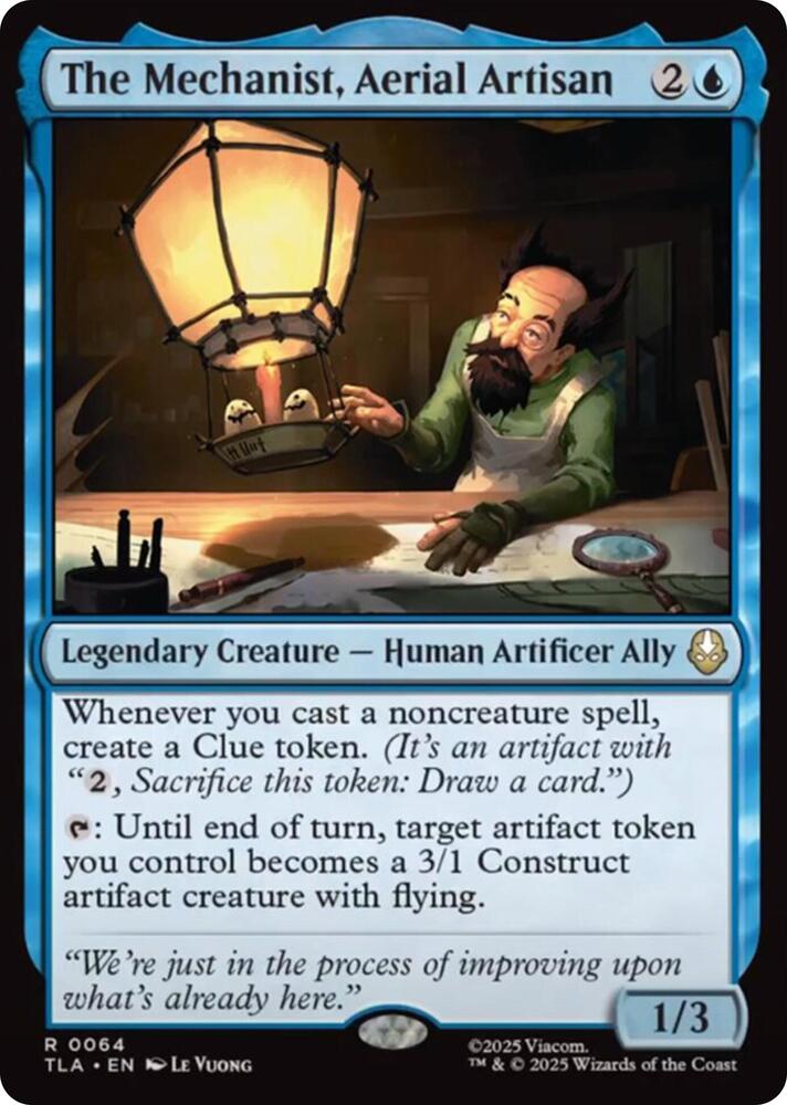 The Mechanist, Aerial Artisan 64 (Avatar: The Last Airbender)  - Foil | Good Games Morley