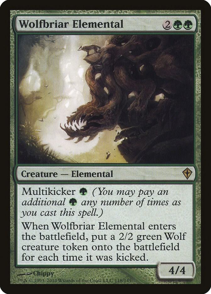 Wolfbriar Elemental 118/145 (Worldwake)  | Good Games Morley