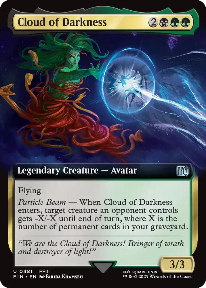 Cloud of Darkness 481/309 (FINAL FANTASY)  - Extended Art Foil | Good Games Morley