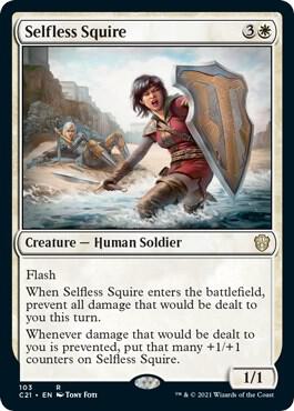 Selfless Squire 103/81 (Commander 2021)  | Good Games Morley