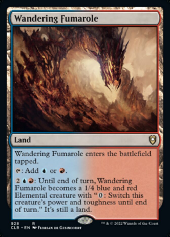 Wandering Fumarole [Commander Legends: Battle for Baldur's Gate] | Good Games Morley