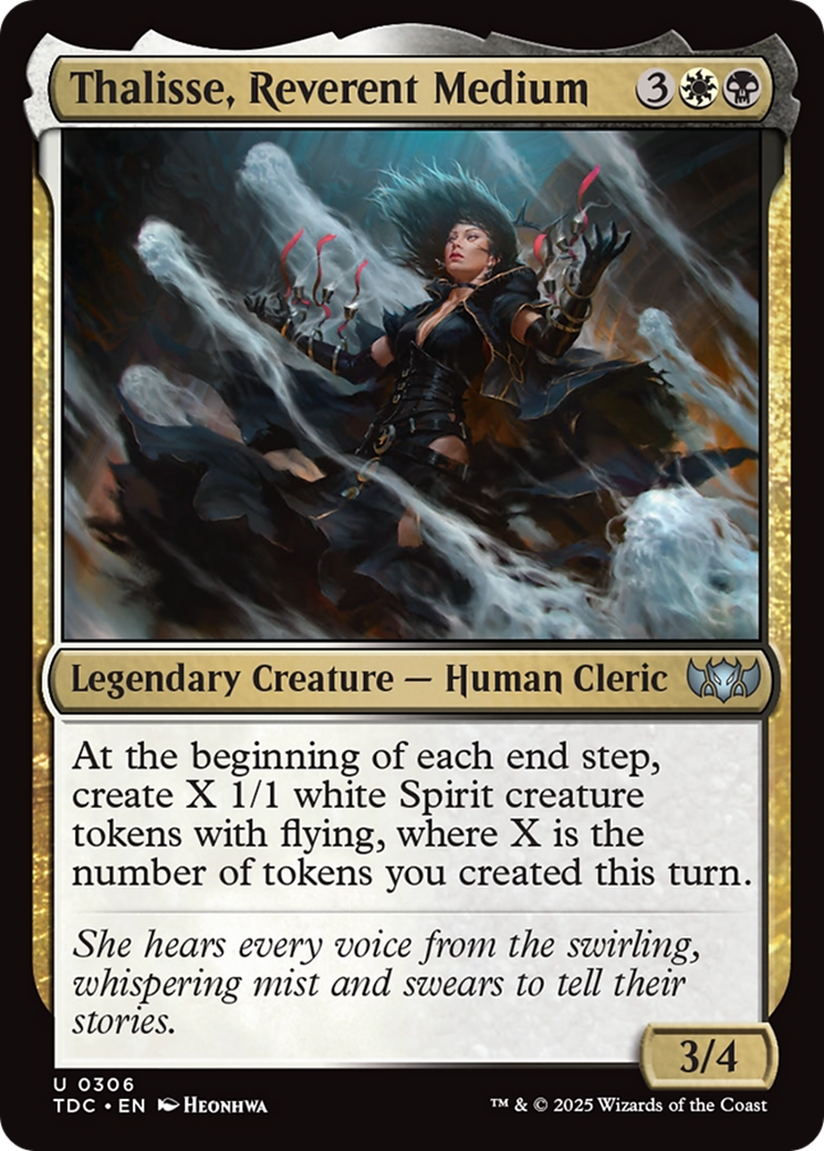 Thalisse, Reverent Medium [Tarkir: Dragonstorm Commander] | Good Games Morley