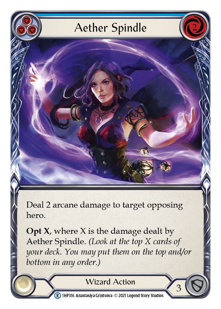 Aether Spindle (Blue) [1HP316] (History Pack 1) | Good Games Morley