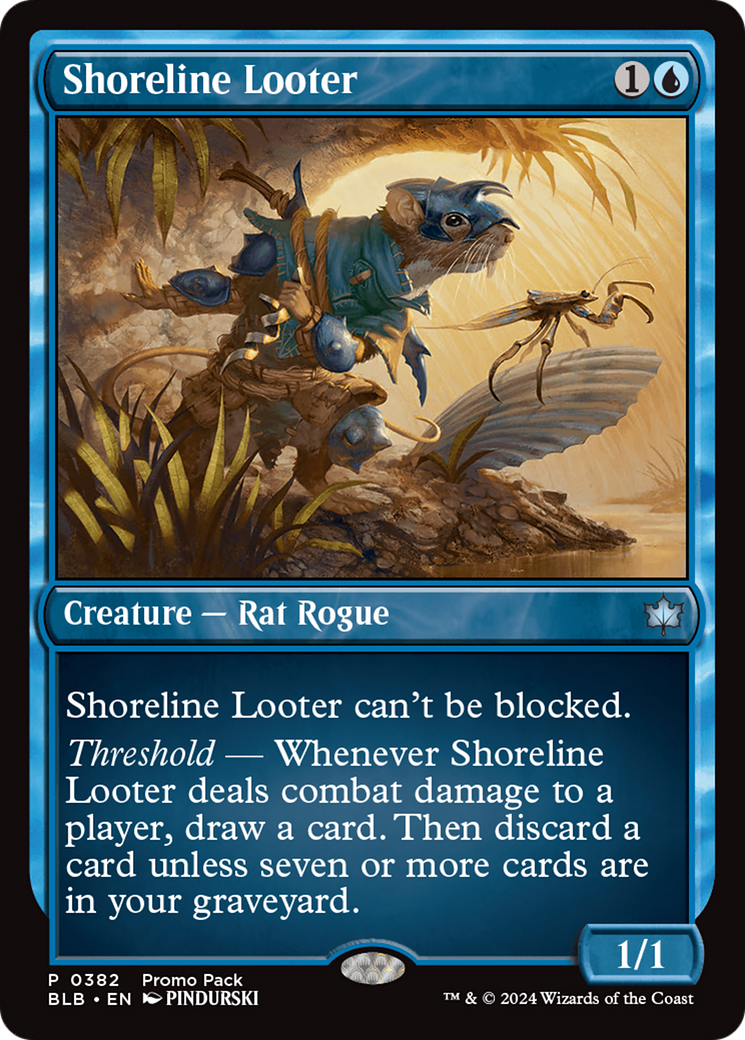 Shoreline Looter [Bloomburrow Promos] | Good Games Morley