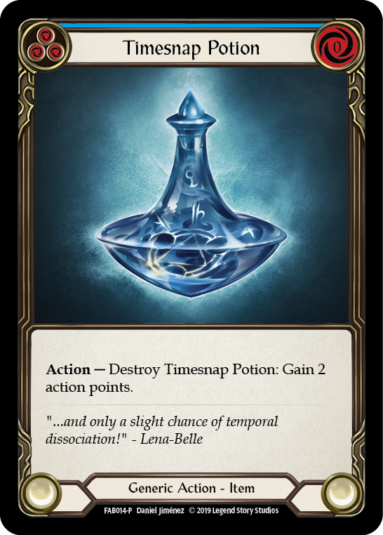 Timesnap Potion [FAB014-P] (Promo)  1st Edition Cold Foil | Good Games Morley