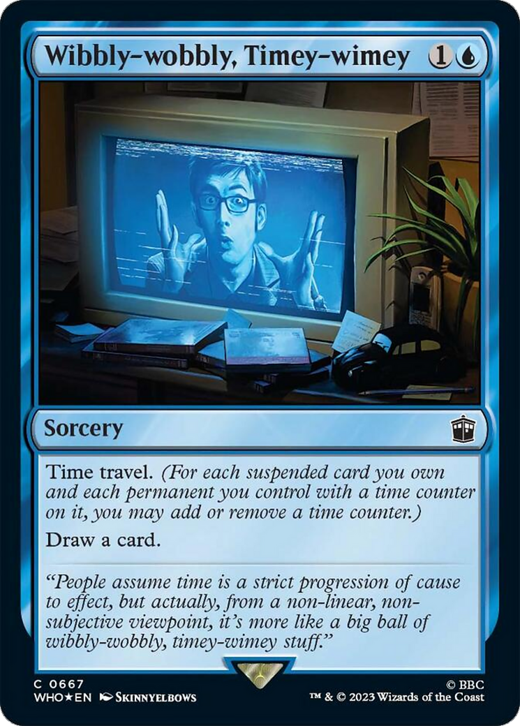 Wibbly-wobbly, Timey-wimey (Surge Foil) [Doctor Who] | Good Games Morley