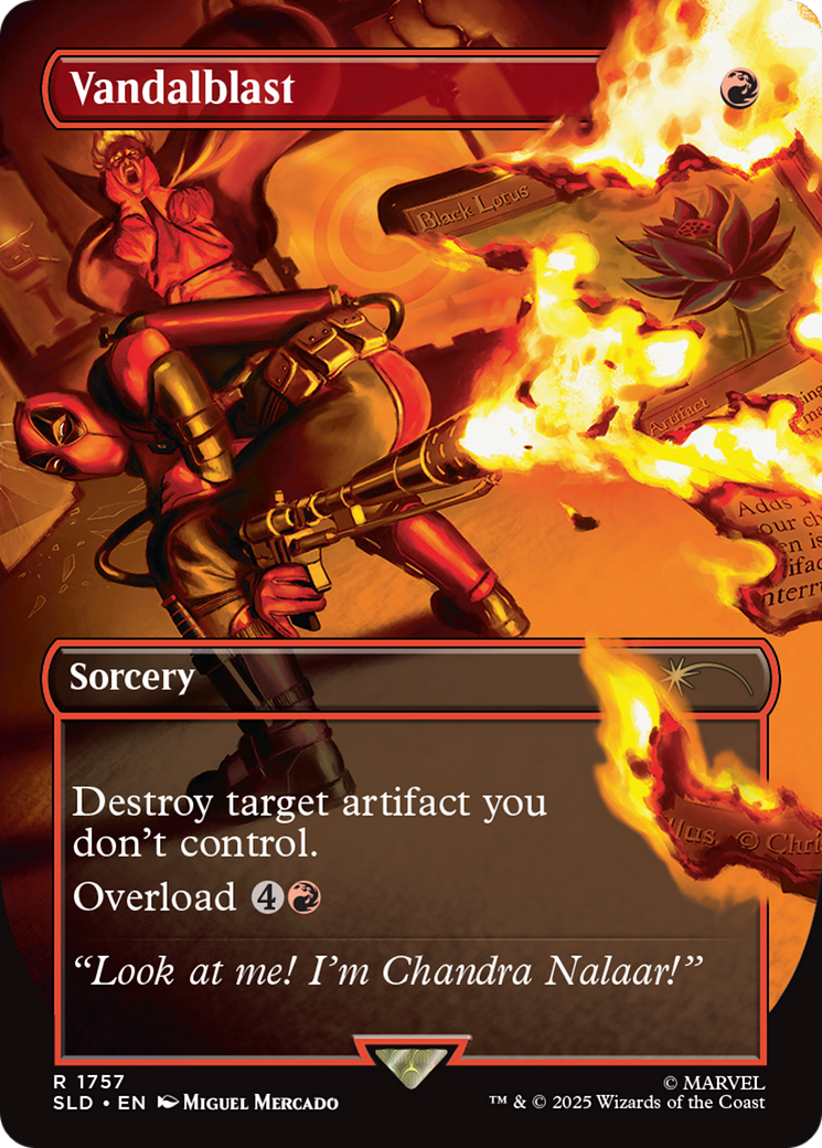 Vandalblast (1757) (Rainbow Foil) [Secret Lair Drop Series] | Good Games Morley
