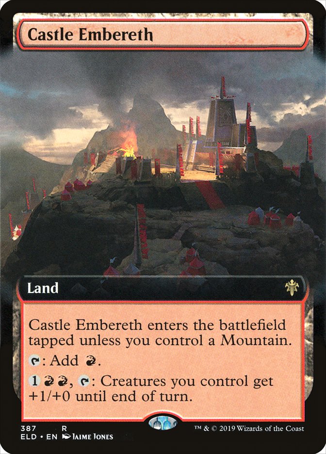 Castle Embereth (Extended Art) [Throne of Eldraine] | Good Games Morley