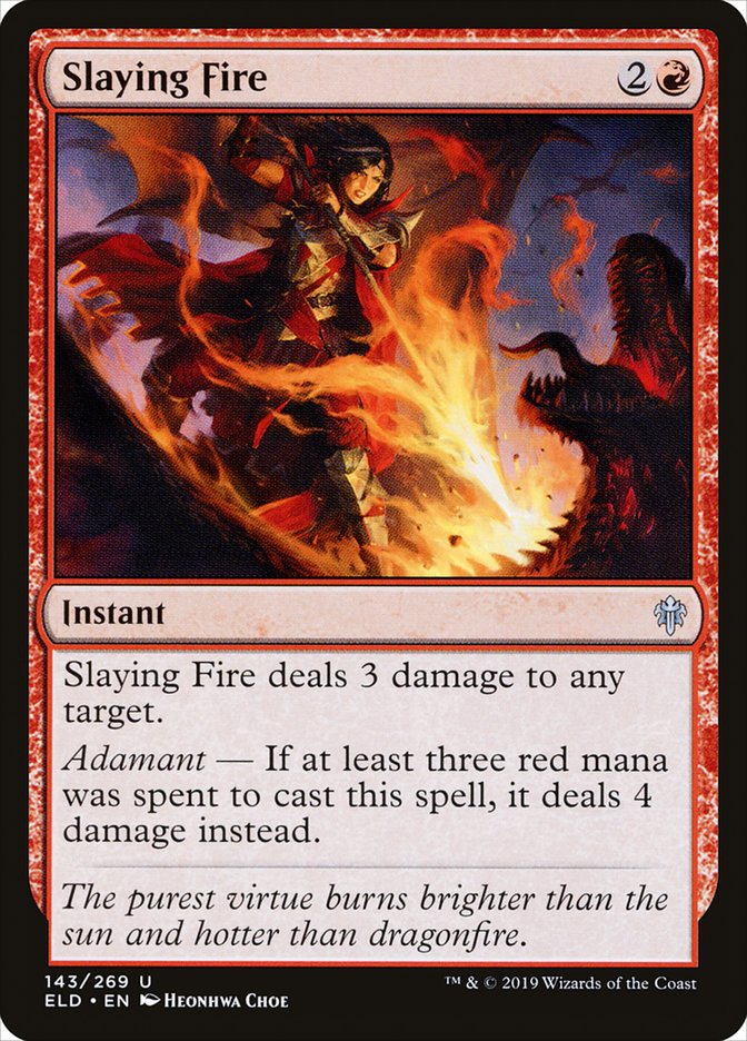 Slaying Fire 143/269 (Throne of Eldraine)  | Good Games Morley