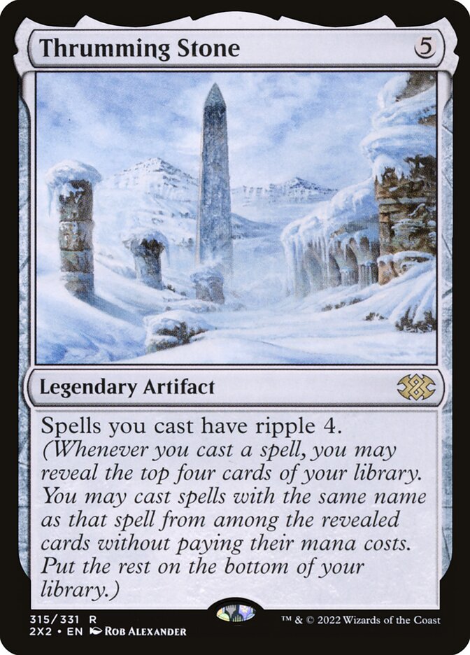 Thrumming Stone 315/331 (Double Masters 2022)  - Foil | Good Games Morley