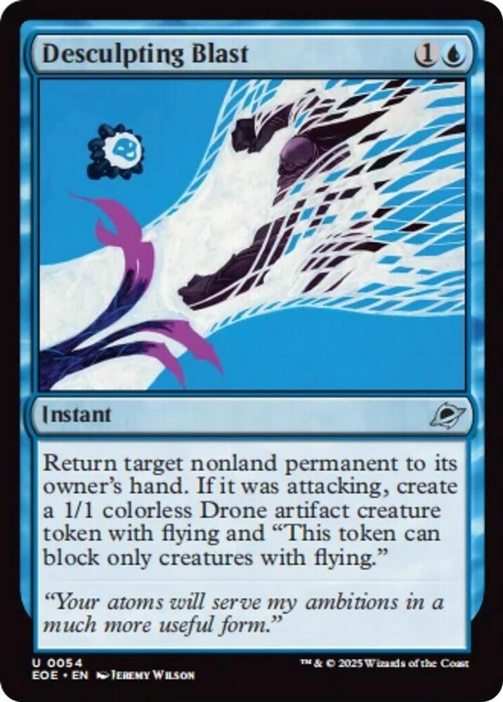 Desculpting Blast 54/276 (Edge of Eternities)  - Foil | Good Games Morley