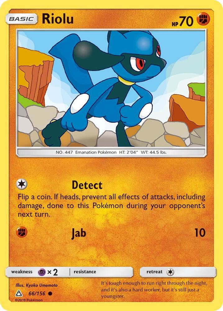 Riolu 66/156 (SM - Ultra Prism)  | Good Games Morley