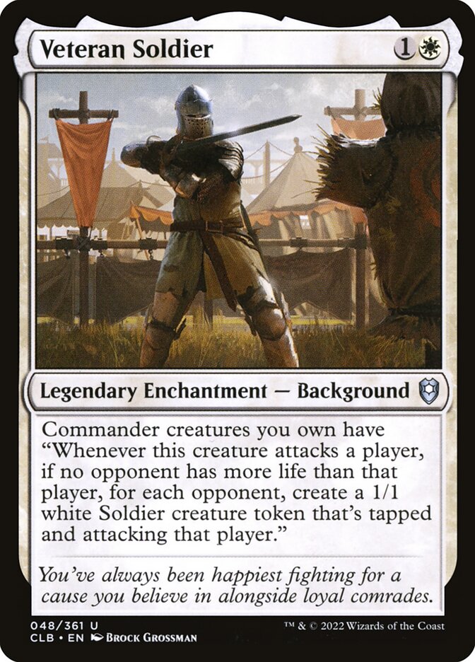 Veteran Soldier 48 (Commander Legends: Battle for Baldur's Gate)  | Good Games Morley