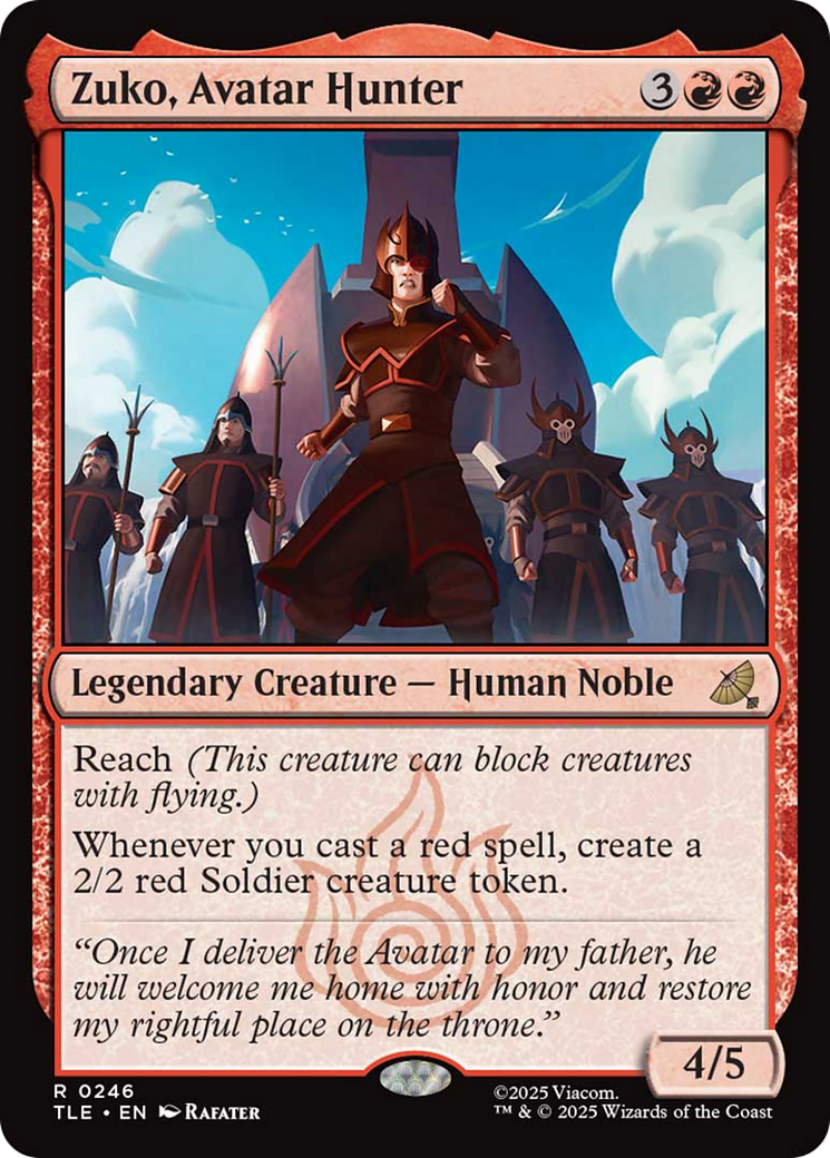 Zuko Tutorial Theme Card [Avatar: The Last Airbender: Eternal-Legal] | Good Games Morley