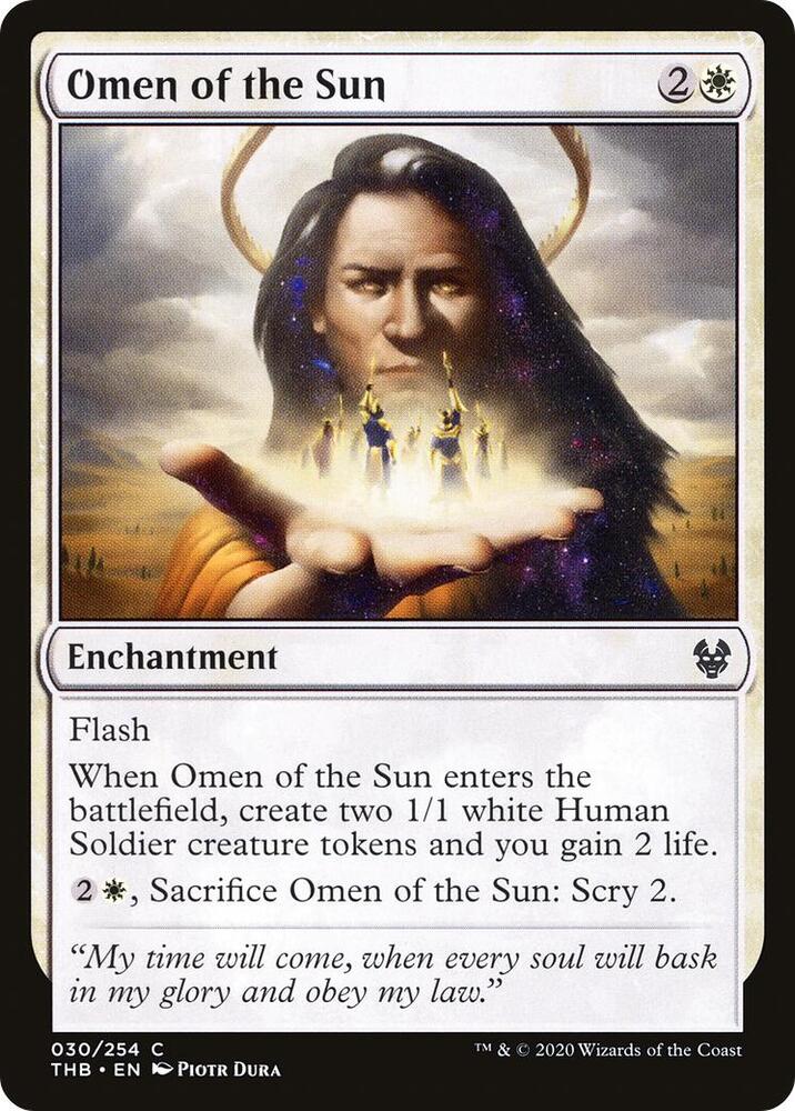 Omen of the Sun 30/254 (Theros Beyond Death)  | Good Games Morley