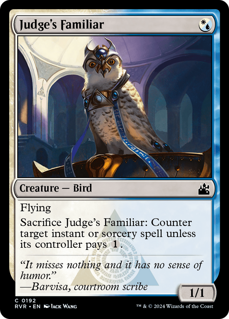 Judge's Familiar [Ravnica Remastered] | Good Games Morley