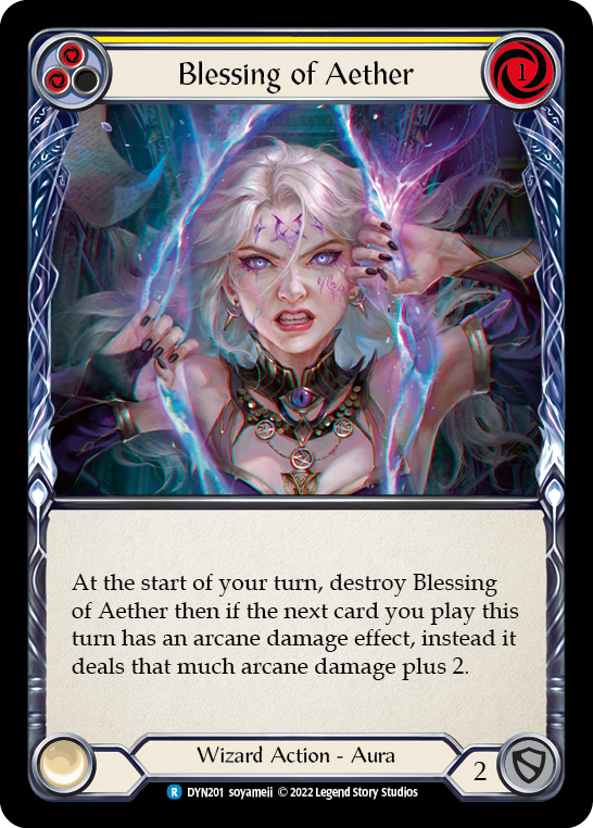 Blessing of Aether (Yellow) [DYN201] (Dynasty) | Good Games Morley