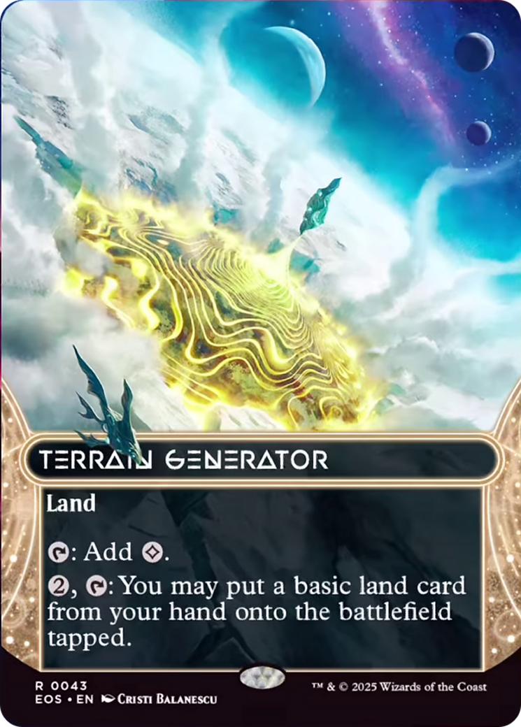 Terrain Generator (0043) (Borderless) [Edge of Eternities: Stellar Sights] | Good Games Morley