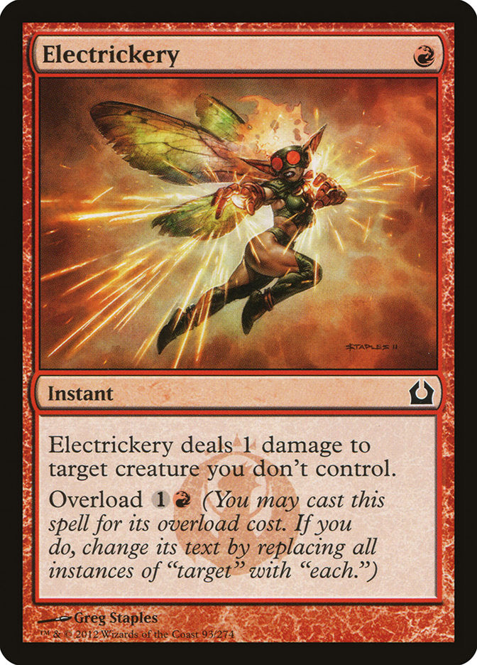 Electrickery 93/274 (Return to Ravnica)  - Foil | Good Games Morley
