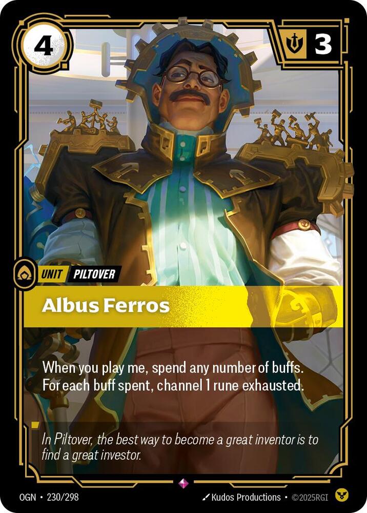 Albus Ferros 230/298 (Origins)  - Foil | Good Games Morley