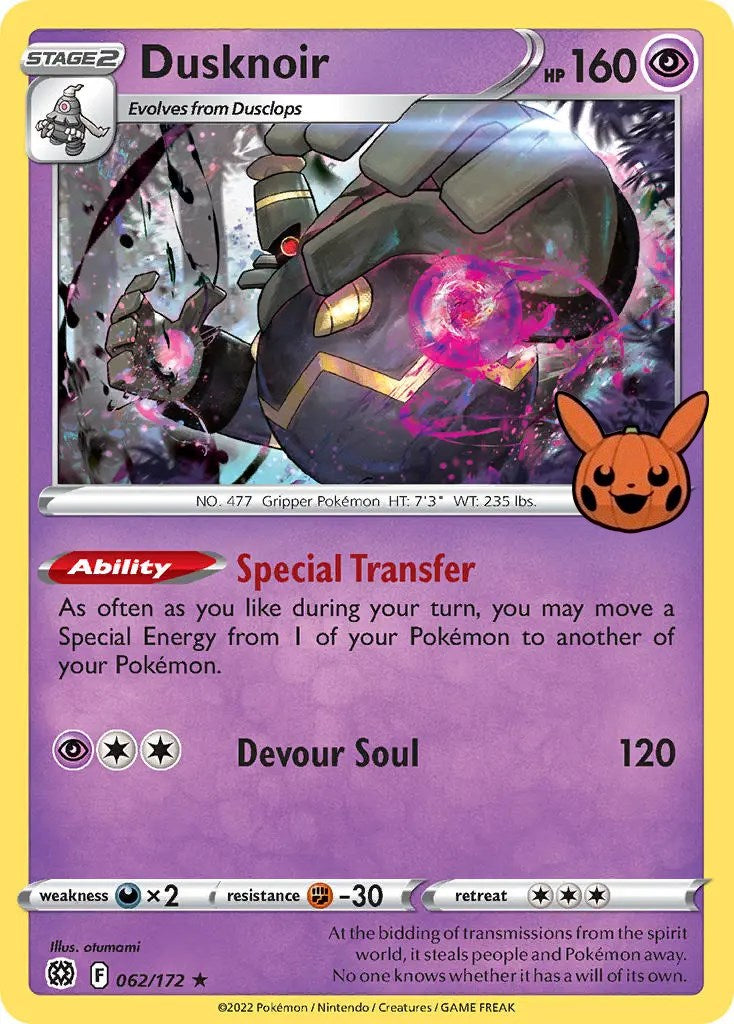 Dusknoir (062/172) [Trick or Trade] | Good Games Morley