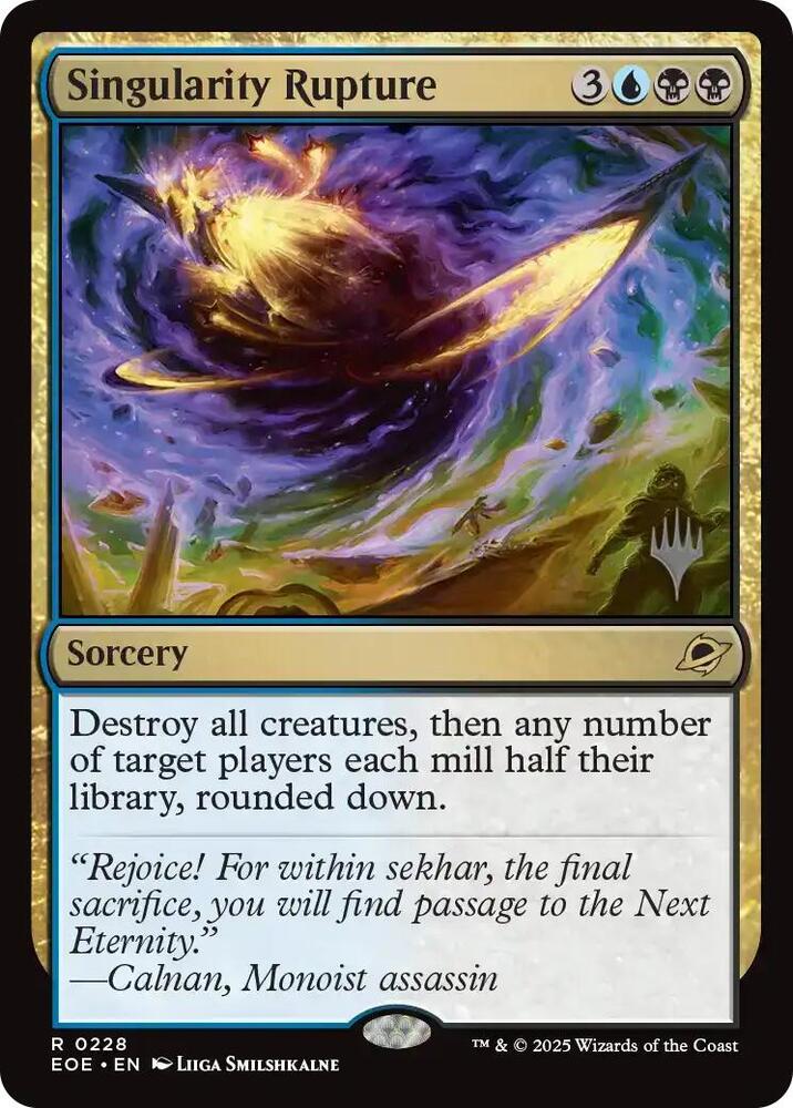 Singularity Rupture 228 (Promo Pack: Edge of Eternities)  | Good Games Morley