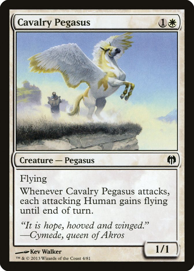 Cavalry Pegasus [Duel Decks: Heroes vs. Monsters] | Good Games Morley
