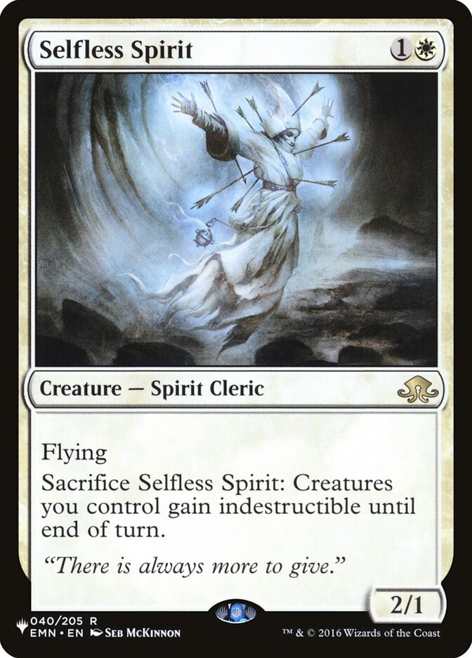 Selfless Spirit [The List] | Good Games Morley