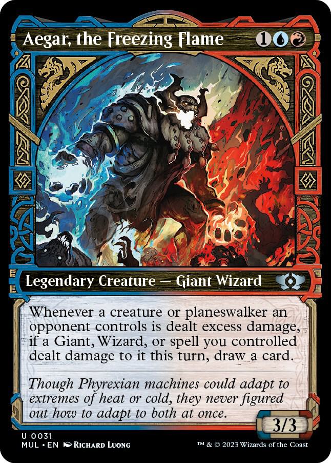 Aegar, the Freezing Flame 31/65 (March of the Machine: Multiverse Legends)  - Showcase Foil | Good Games Morley