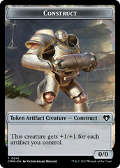 City's Blessing // Construct (41) Double-Sided Token [Commander Masters Tokens] | Good Games Morley