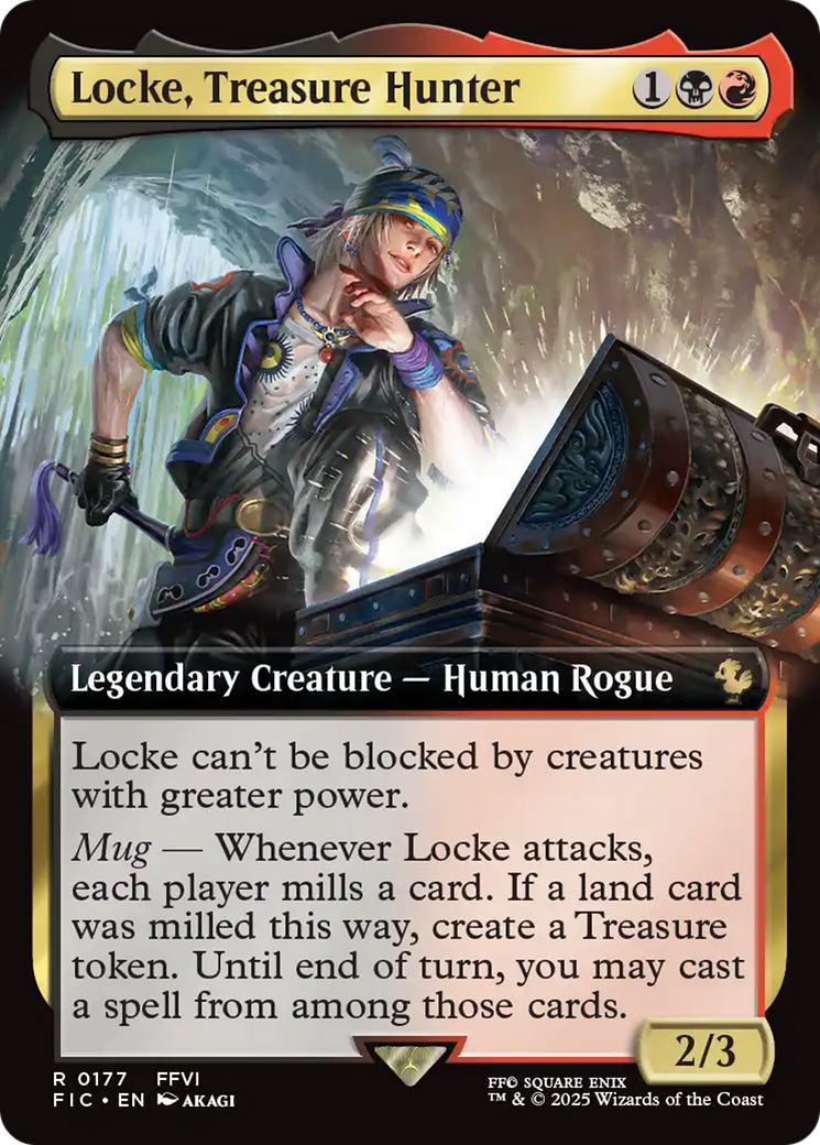 Locke, Treasure Hunter (Extended Art) [FINAL FANTASY Commander] | Good Games Morley